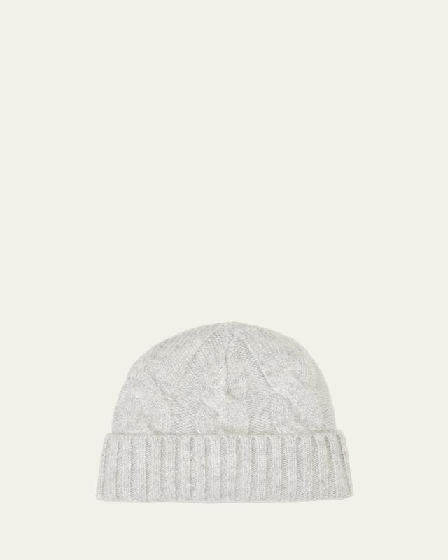 Roan Cable Knit Wool-Blend Beanie